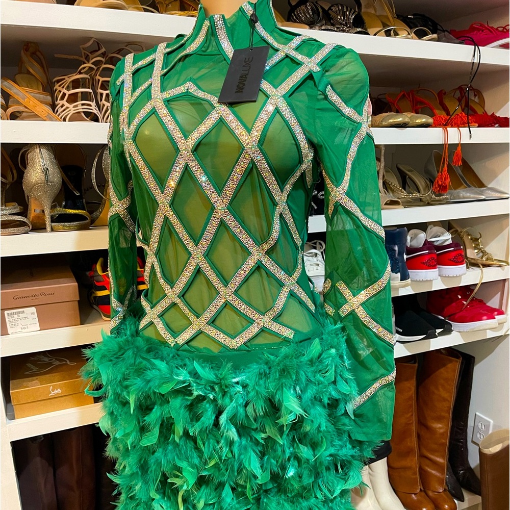 Feather dress